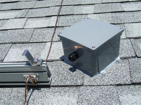 junction box for roof|roof top junction box.